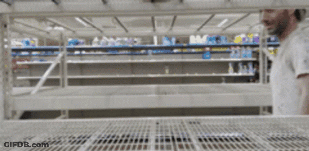 Rick Grimes Hoarders Shortage Stock GIF