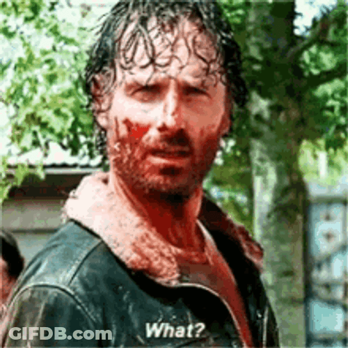 Rick Grimes Walking Dead Confused Reaction GIF