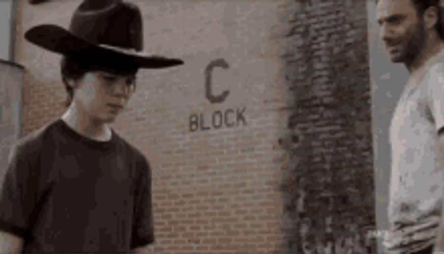 Rick Grimes Walking Dead Feeling Dismayed GIF