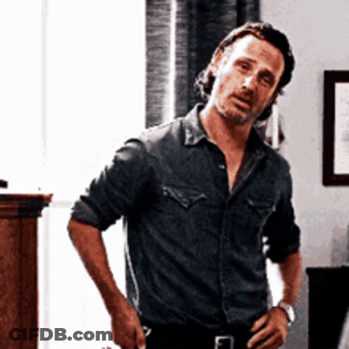 Rick Grimes Walking Dead Hands On Waist GIF