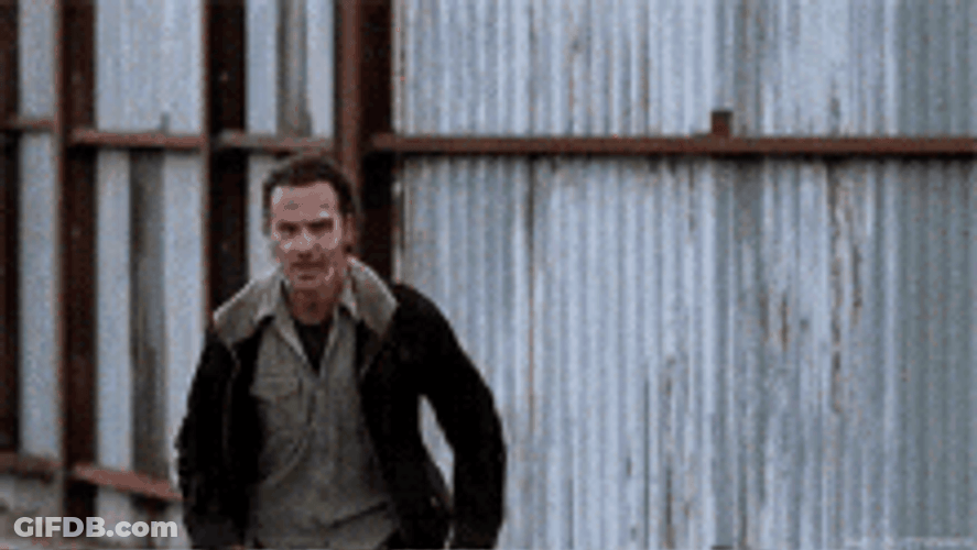 Rick Grimes Walking Dead Running Fast GIF