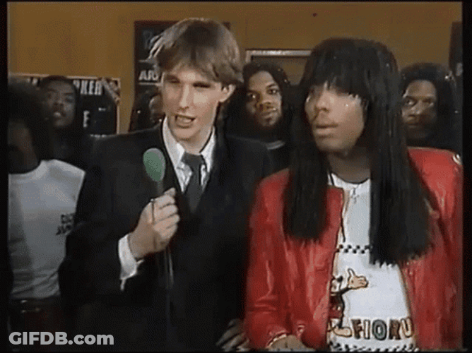 Rick James Blowing Out The Smoke GIF