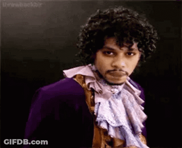 Rick James Holding Pancake GIF