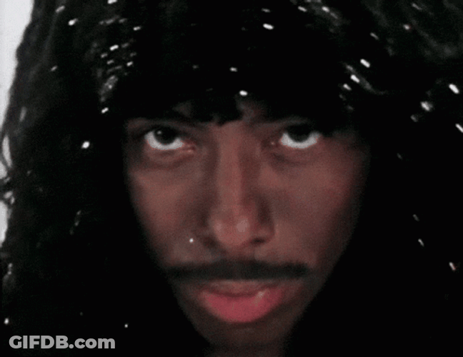 Rick James Staring At You GIF