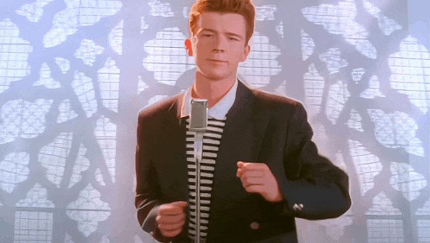 Rick Roll Meme GIF