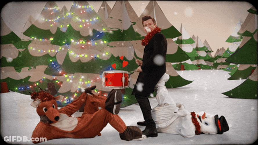 Rick Roll Meme Merry Christmas GIF