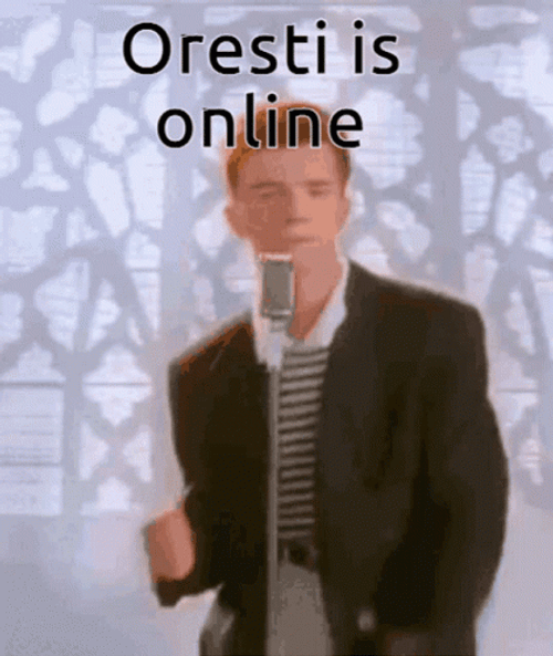 Rick Roll Oresti Is Online GIF
