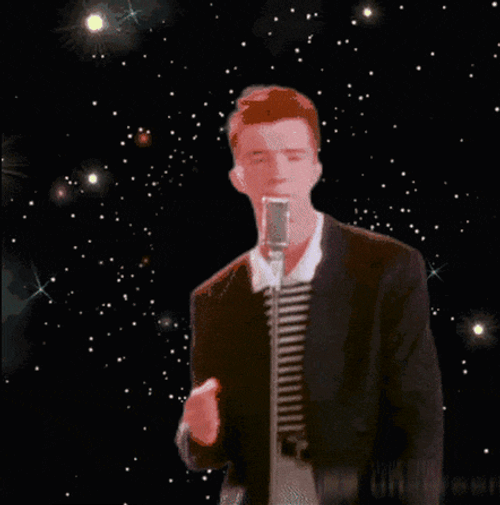 Rick Roll Rick Astley GIF