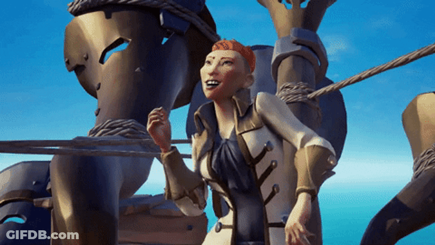 Rick Rolled Sea Of Thieves Pirate GIF