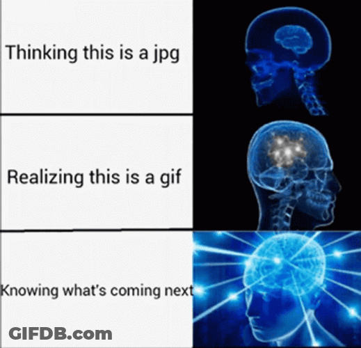 Rick Rolled Superior Brain Meme GIF