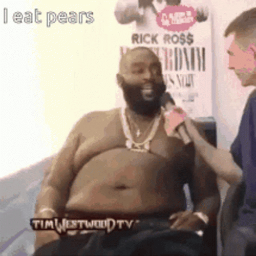 Rick Ross Bawse Meme I Eat Pears GIF