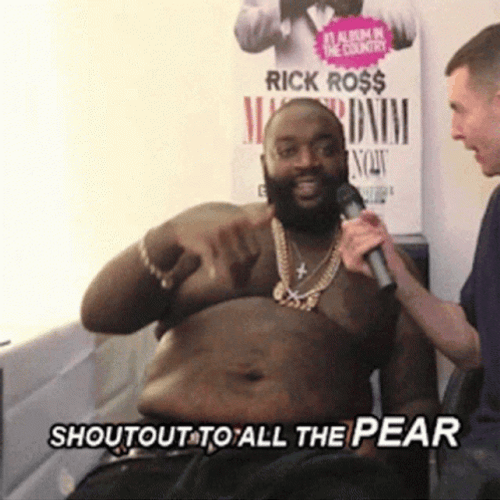Rick Ross Bawse Shoutout To All The Pear GIF