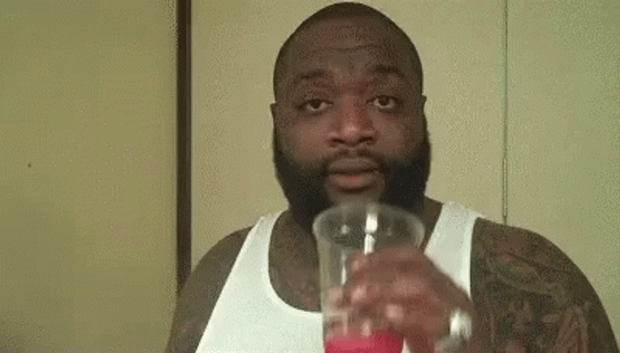 Rick Ross Drink Juice GIF