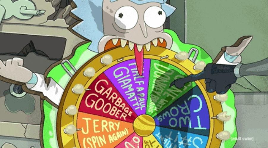Rick's Spinner Roulette Of Fortune GIF
