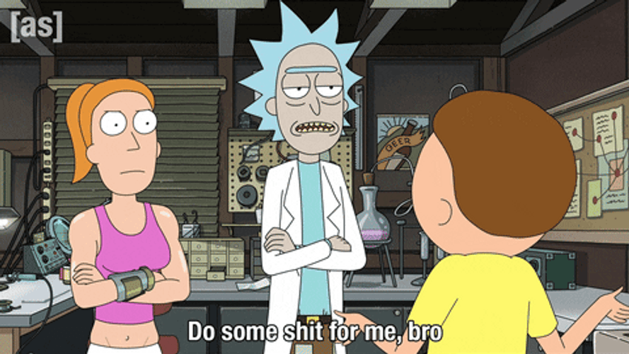 Rick Sanchez Convincing The Boy GIF