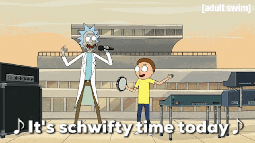 Rick Sanchez Dancing Lively GIF