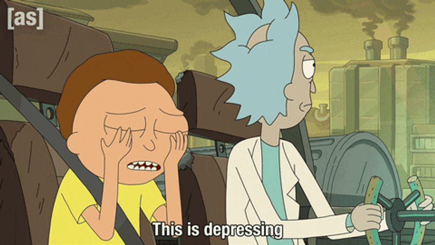 Rick Sanchez Driving GIF