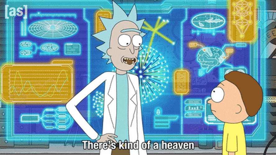 Rick Sanchez Experimentation Formulas GIF