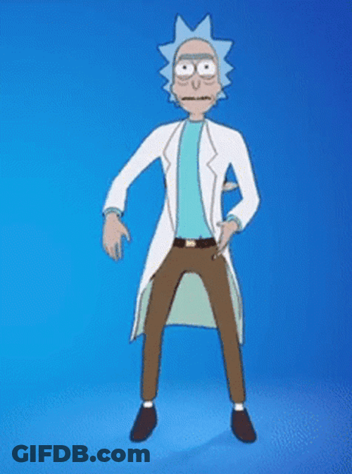 Rick Sanchez Fortnite Dances GIF