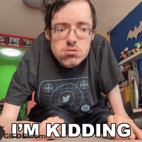 Ricky Berwick I'm Just Kidding GIF