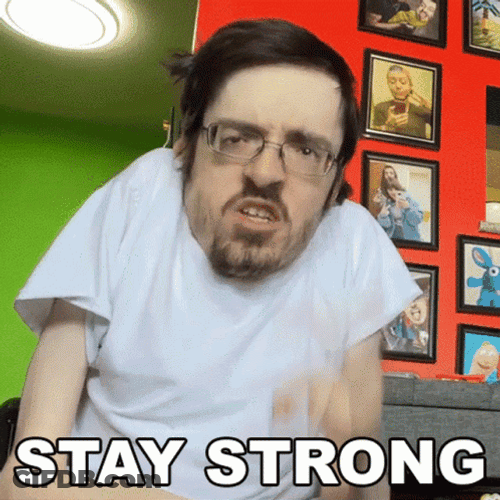 Ricky Berwick Stay Strong GIF