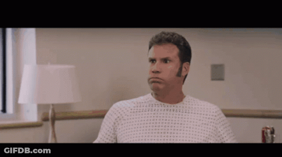 Ricky Bobby Panicking Talladega Night GIF