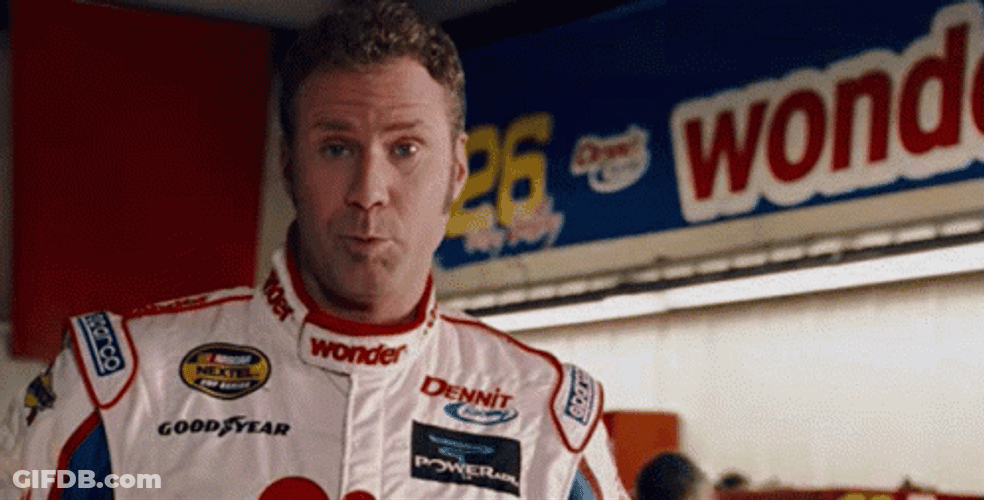 Ricky Bobby Run With Pax Talladega Night GIF