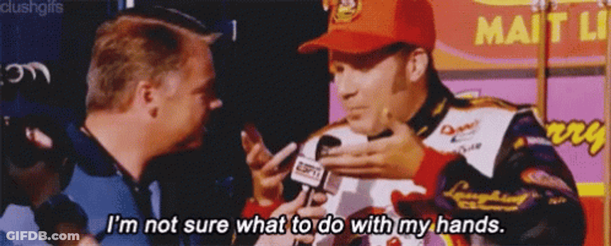 Ricky Bobby Will Ferrell Race Interview GIF