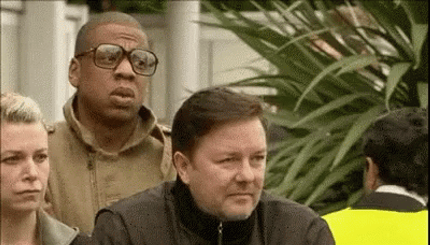 Ricky Gervais Jay-Z GIF