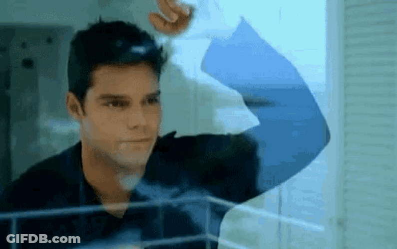 Ricky Martin Binoculars Te Extrano GIF