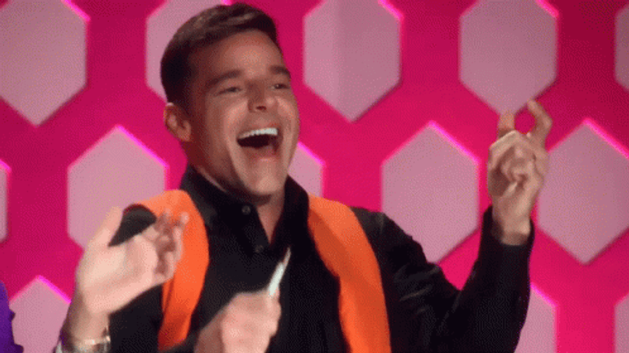 Ricky Martin Drag Race All Stars GIF