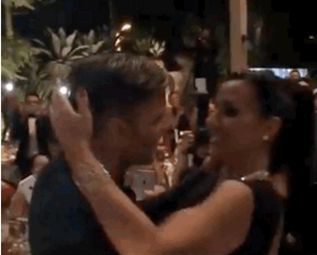 Ricky Martin Fan Charity Kiss GIF