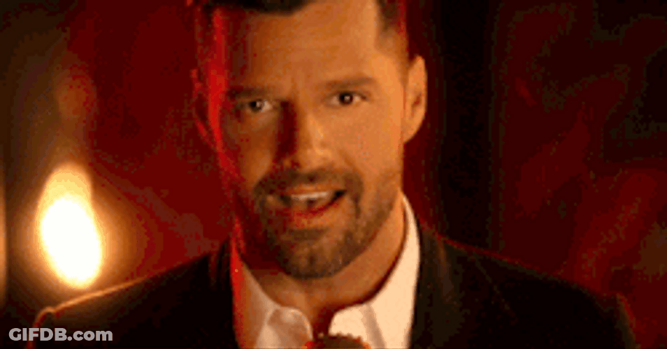 Ricky Martin Handsome Hello Wave GIF