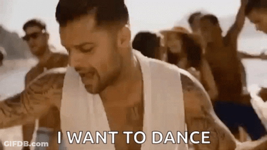Ricky Martin I Want To Dance GIF