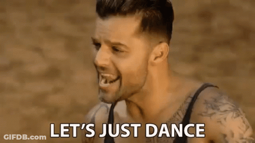 Ricky Martin Let's Just Dance Vida GIF
