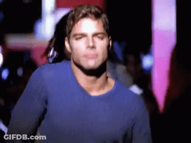 Ricky Martin Party Dance La Bomba GIF