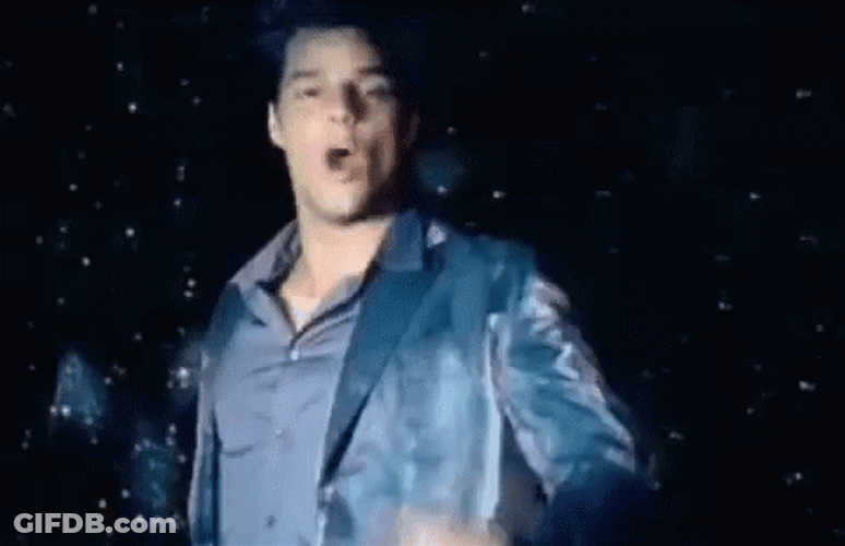 Ricky Martin Thumbs-Up Maria GIF