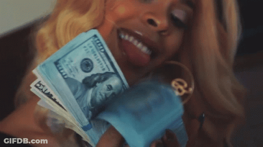 Rico Nasty Dirty Dollar Bill Talks GIF