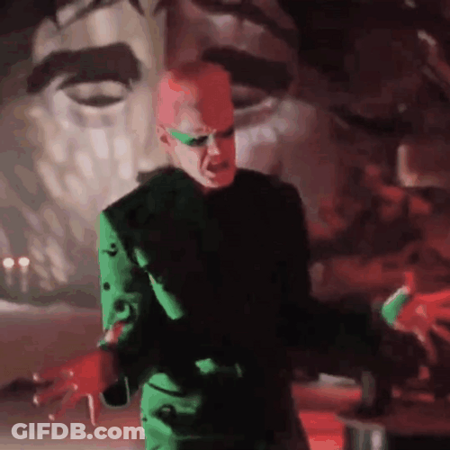 Riddler Brings Chaos In The Party GIF