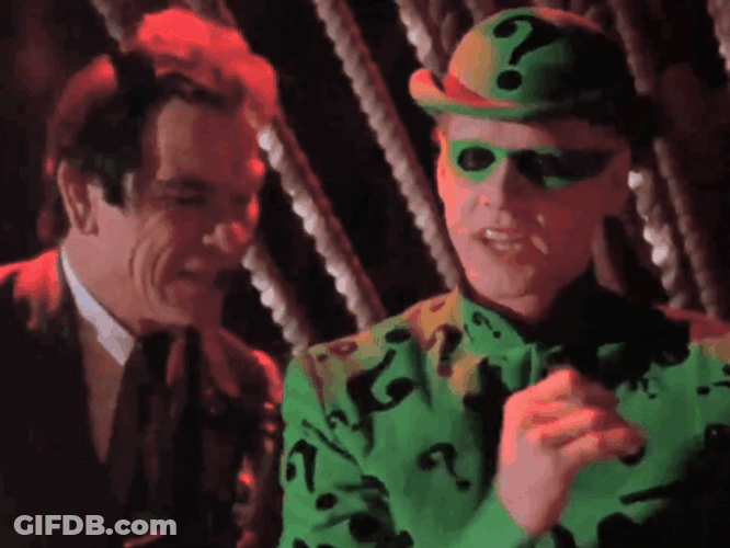 Riddler New Acquaintance GIF
