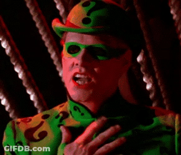 Riddler Saying Thank You GIF