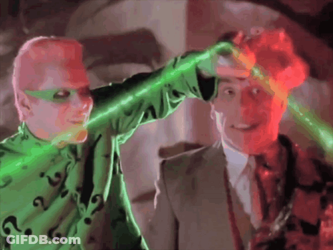 Riddler Sucking Man's Energy GIF