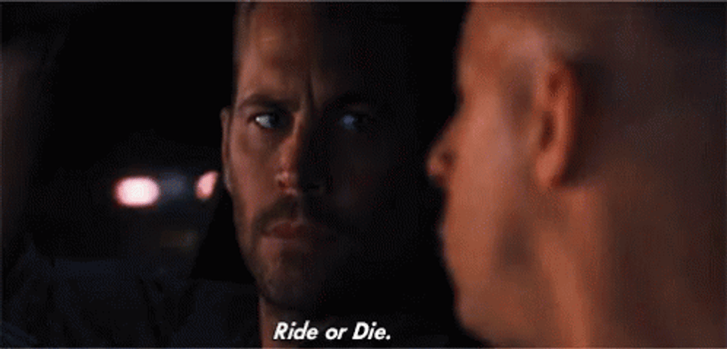 Ride Or Die Paul Walker GIF