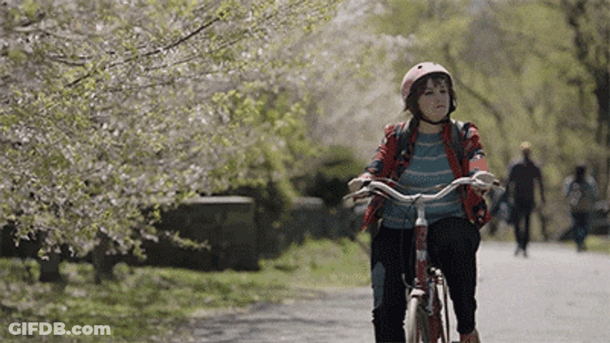 Riding Bike Girls Episode GIF
