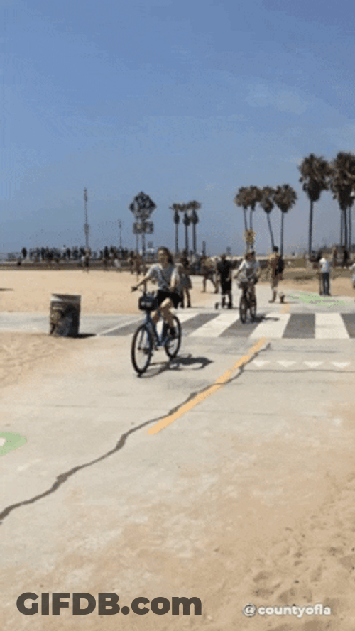 Riding Bike On A Hot Day GIF