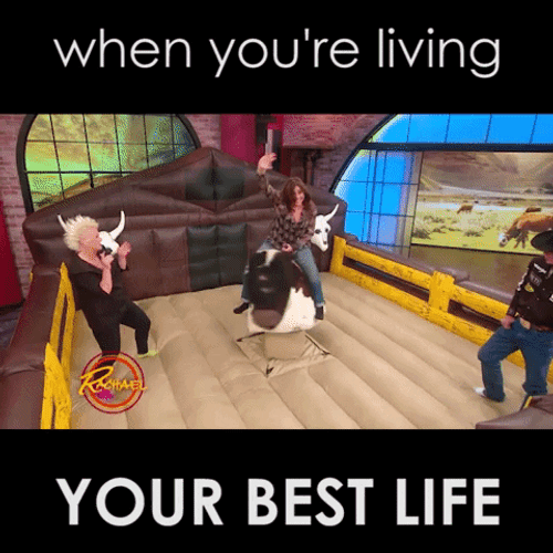 Riding For Best Life Funny Falling GIF