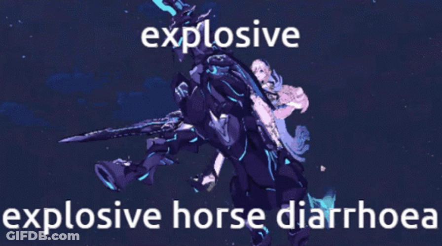 Riding Horse Explosive Diarrhea GIF