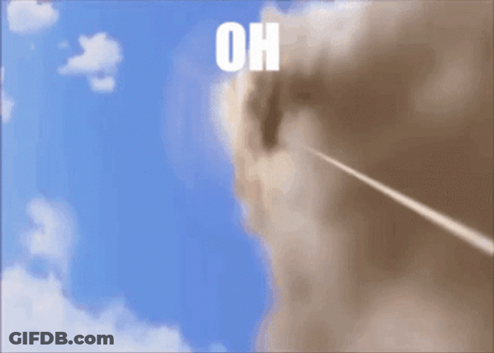 Riding Rocketship Vector Oh Yeah GIF