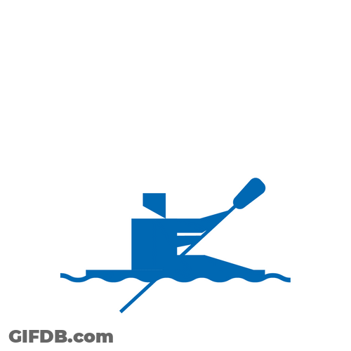 Riding The Canoe Logo GIF