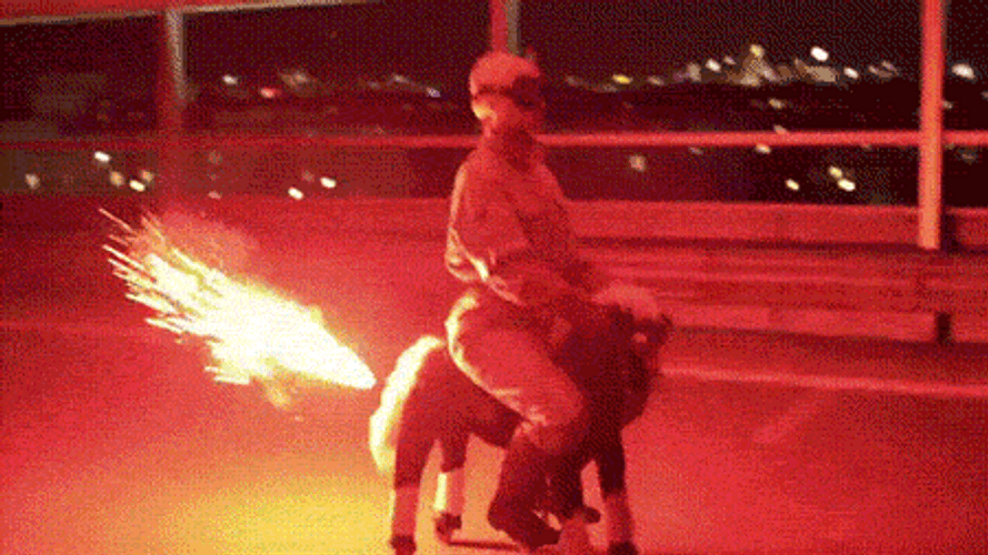 Riding Toy Sparklers GIF